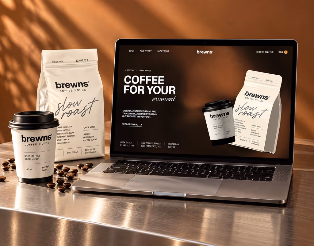 Brewns, a coffee ecommerce store built by Northkind